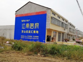 镇安农村墙体广告在不同形式上面展现的不同特色