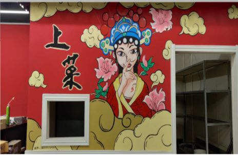 镇安墙体彩绘的发展和应用