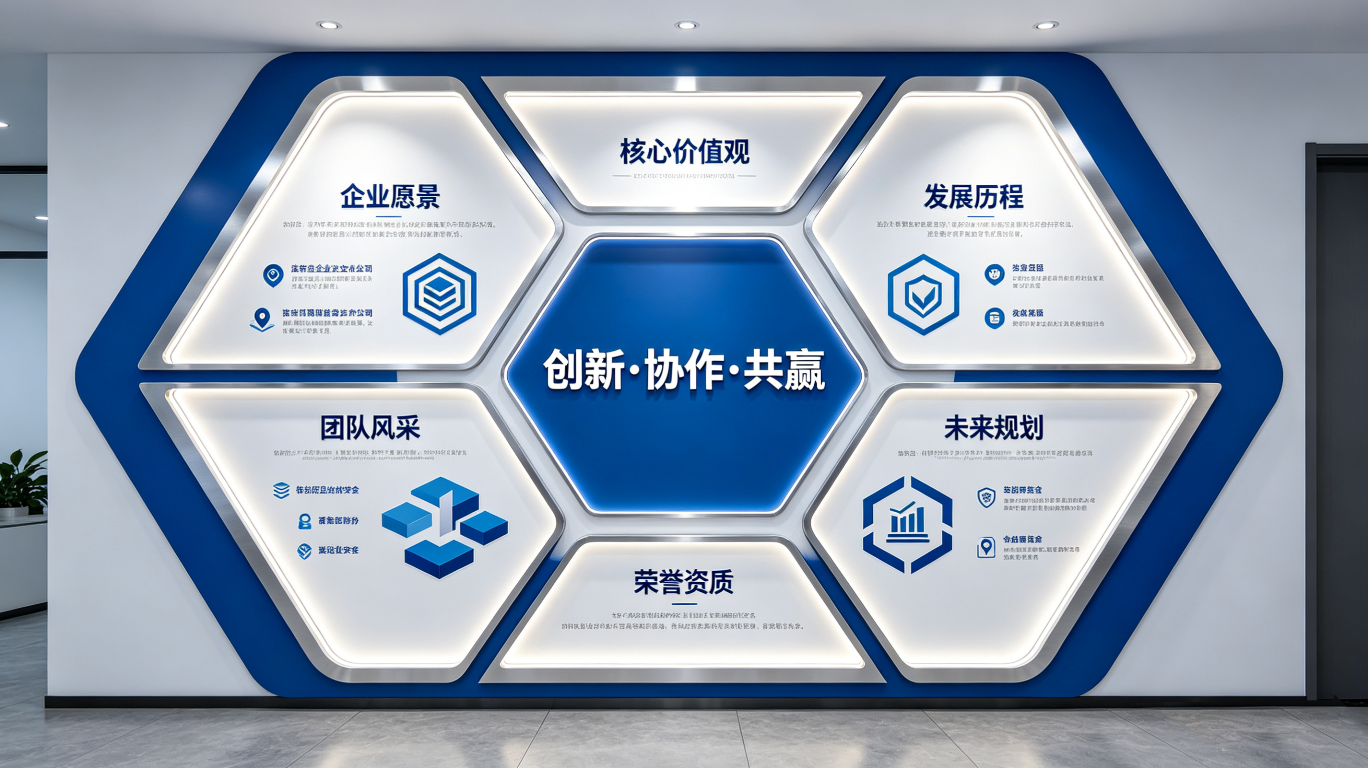 镇安企业文化墙六边形避坑指南（新手常犯5个错误）